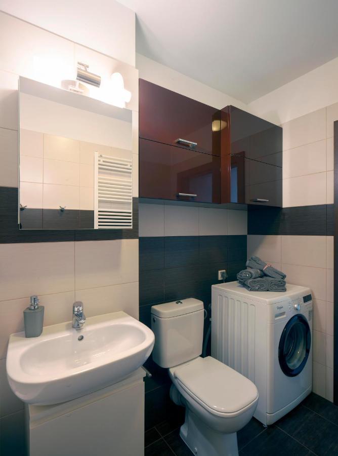 Ferienwohnung Apartament Zamkowa Warschau Exterior foto
